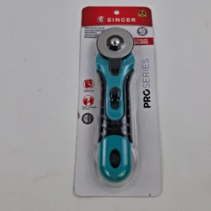 Singer ProSeries Ergo Rotary Cutter 45mm Teal Ergonomic Handle Extra Blade Tool